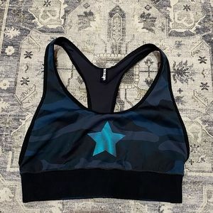 Ultracor blue Ultra silk camo bra XS
